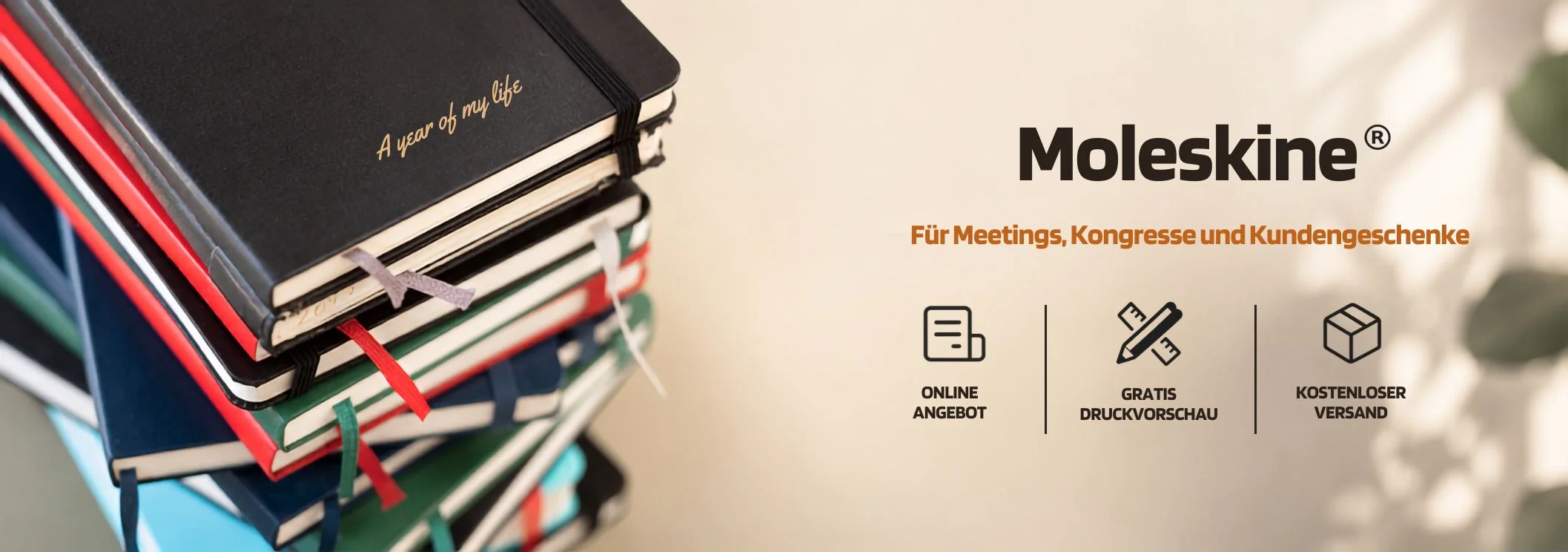 moleskine bedrucken