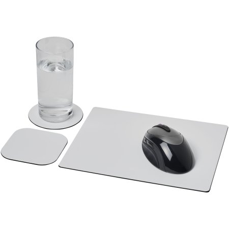 Set Brite-Mat® 1 con tappetino per mouse e sottobicchieri