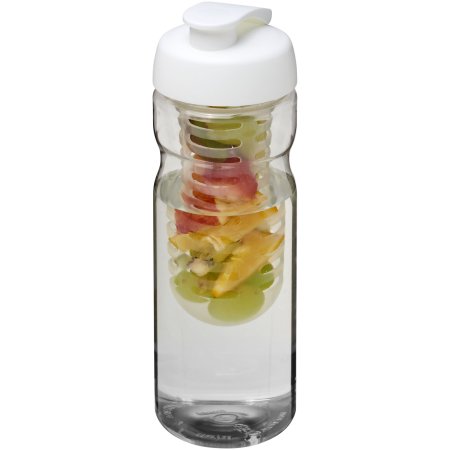 Borraccia sportiva H2O Active® Base da 650 ml con coperchio a scatto e infusore