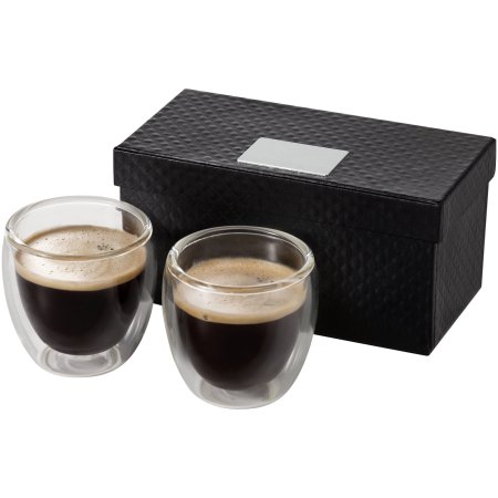 Set da 2 tazze in vetro per espresso Boda