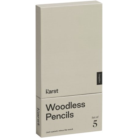 K'arst® 5er-Pack 2B holzlose Graphitstifte