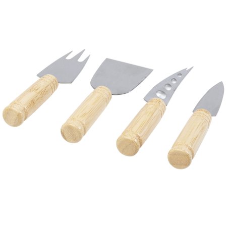 Set per formaggio Cheds da 4 pezzi in bambù