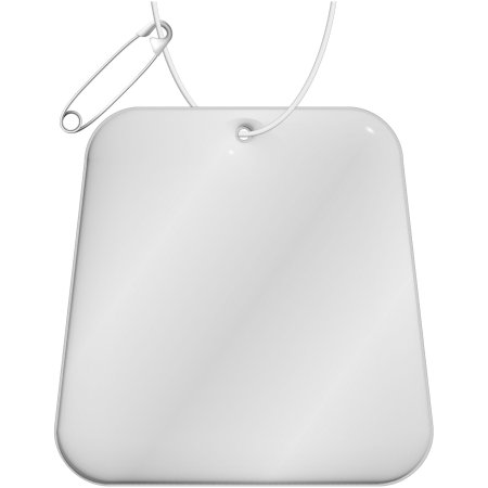 Gancio catarifrangente a forma di trapezio in PVC con catenella RFX™