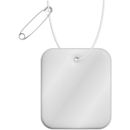  Gancio rettangolare in PVC catarifrangente XXL con catenella RFX™