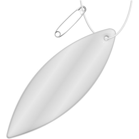 Attache réfléchissante RFX™ en TPU en forme d'ellipse