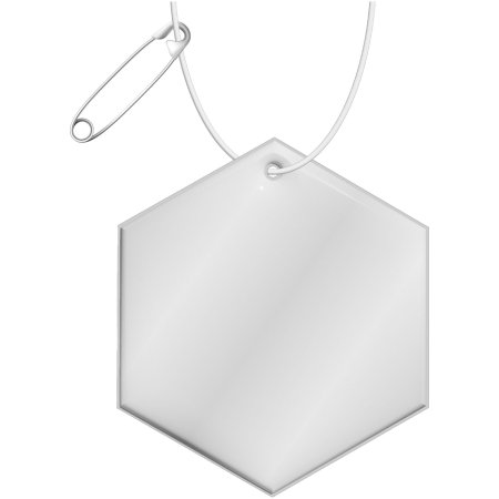 RFX™ hexagon reflective TPU hanger