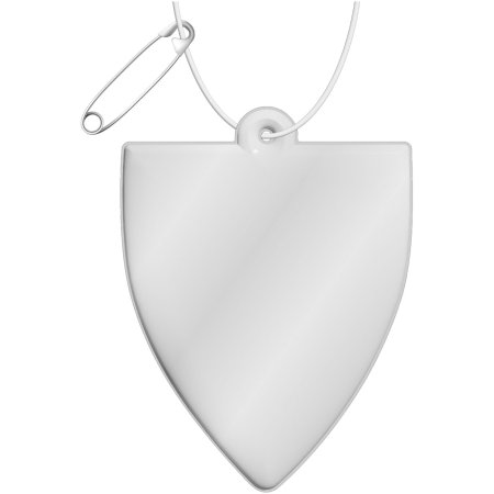 Gancio catarifrangente per badge in PVC con catenella RFX™