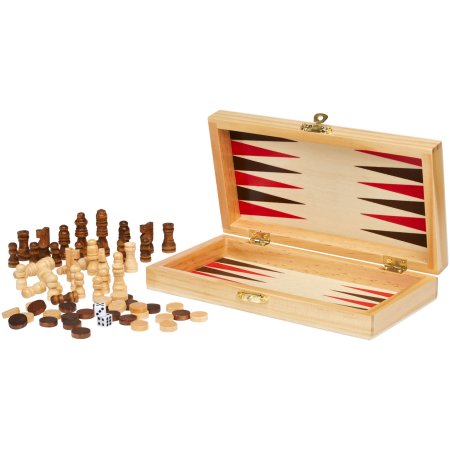 Set giochi da tavolo 3 in 1 Mugo