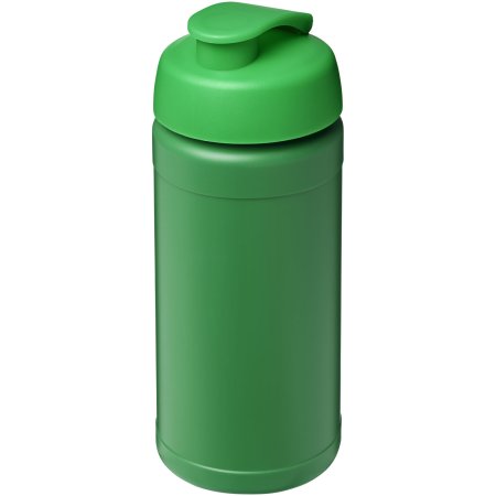 Baseline 500 ml recycelte Sportflasche mit Klappdeckel 