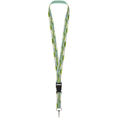 Lanyard Bucks in PET riciclato in stampa per sublimazione su due lati