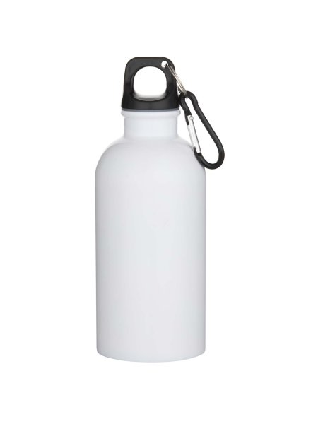 oregon-400-ml-rsc-zertifizierte-einwandige-sublimation-trinkflasche-aus-recyceltem-edelstahl-mit-karabinerhaken-weiss-3.jpg