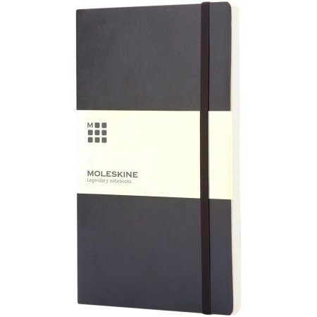 Blocco note con copertina morbida - pagine bianche Moleskine Classic L