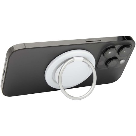 Support de téléphone Albali magnétique en plastique recyclé avec anneau de support