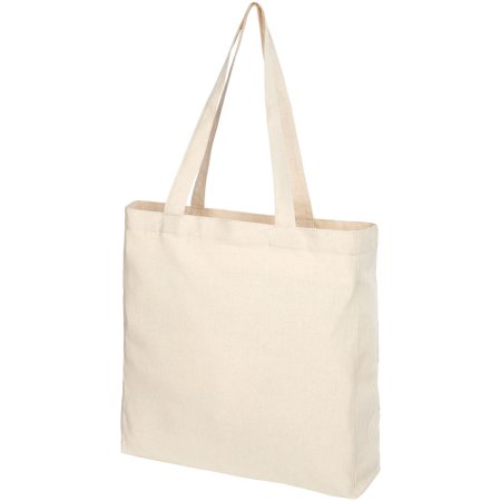 Tote bag personalizzabile con fondo ampio in tessuto riciclato 210 g/m² Pheebs