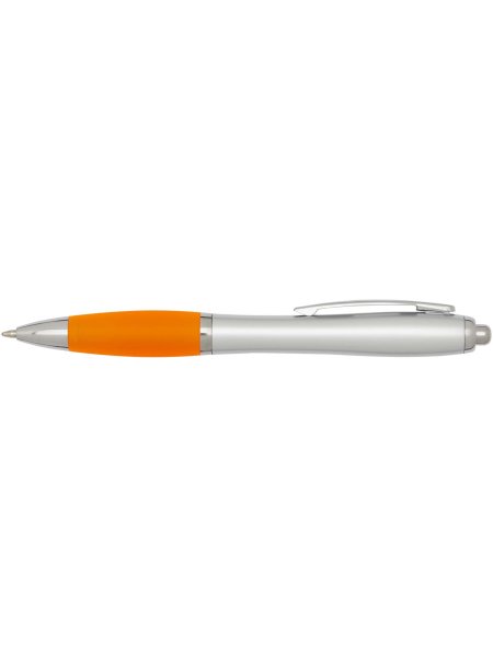 nash-rcs-kugelschreiber-aus-recyceltem-kunststoff-mit-silbernem-schaft-und-farbigem-griff-schwarze-tinte-orange-11.jpg